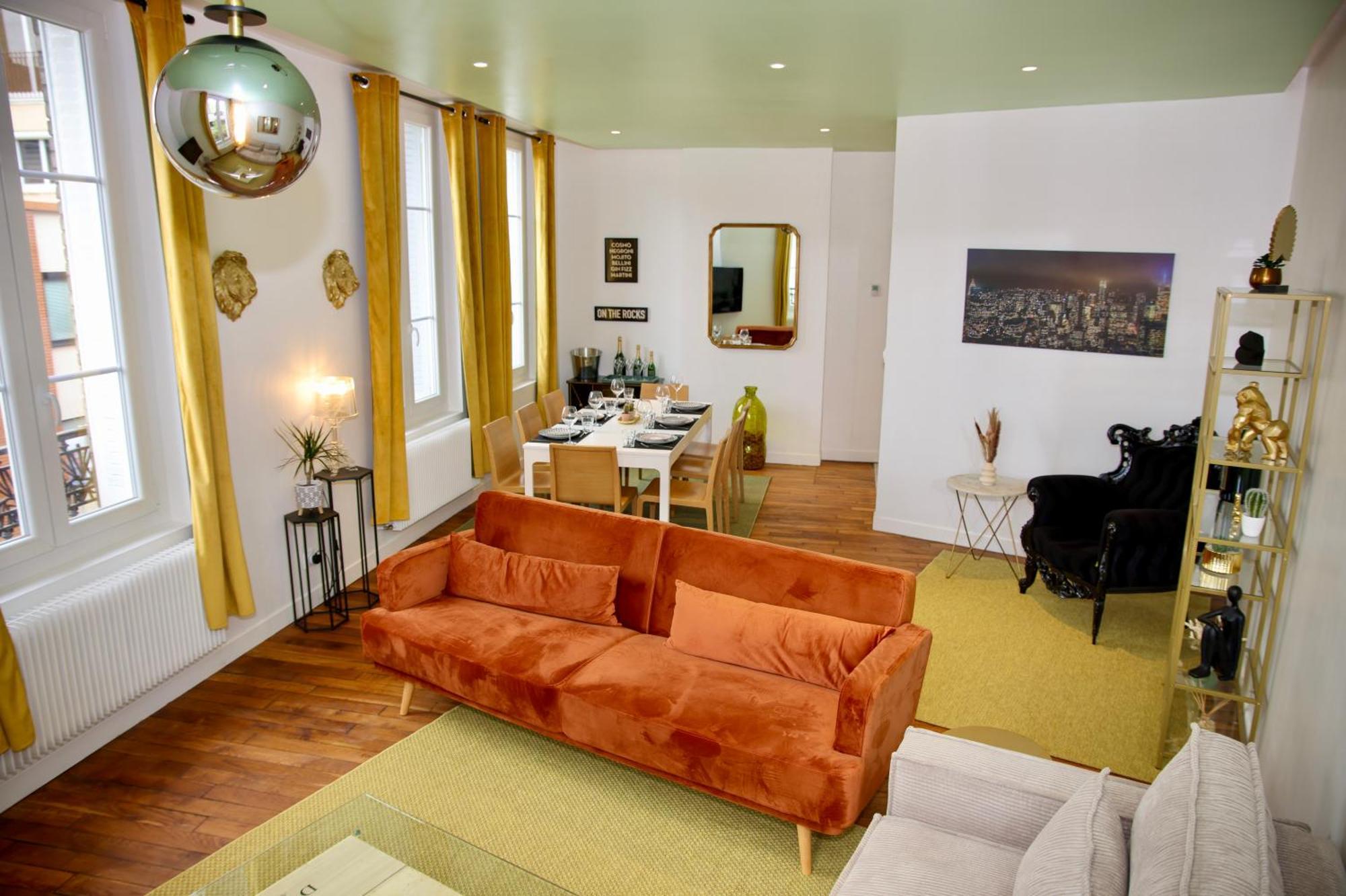 Au Coeur Du Boulingrin Apartman Reims Kültér fotó